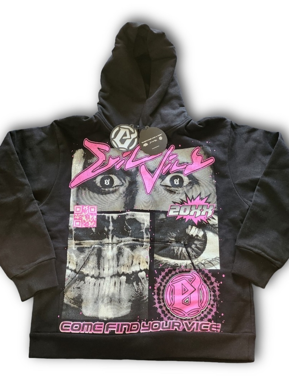 EVIL VICE "Come Find Your Vice" Graphic Hoodie